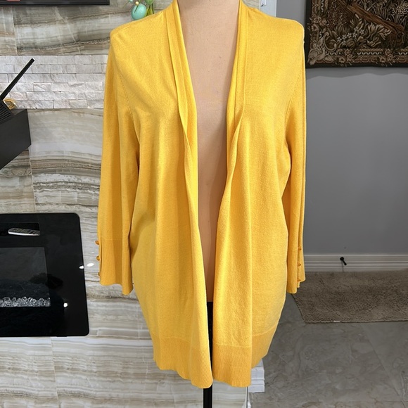 Evolution by Entro Yellow‎ Cardigan. Size XXL (902) - Picture 6 of 12
